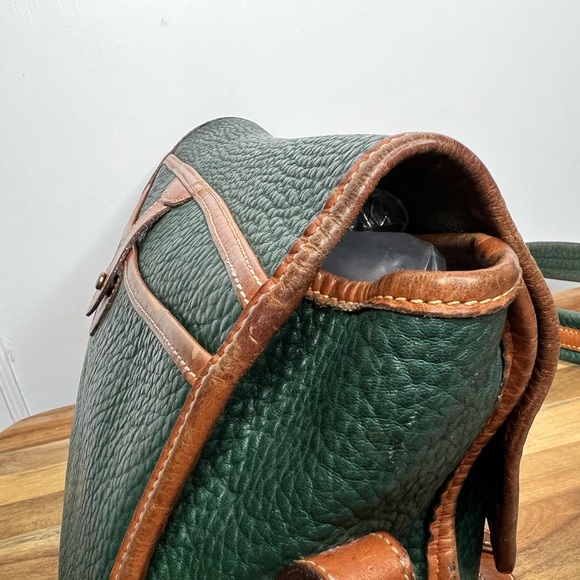 Vintage Green Dooney & Bourke Surrey Crossbody Messenger bag - Picture 7 of 10